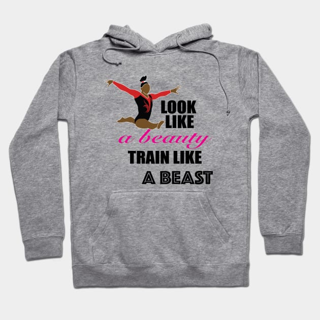 Train Like a Beast Hoodie by sportartbubble